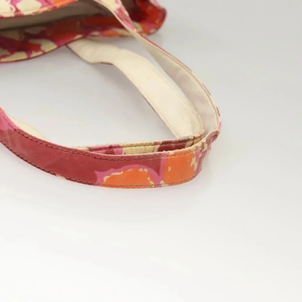 CHANEL High Summer Tote Bag Enamel Red CC Auth 123514 - Picture 8 of 16